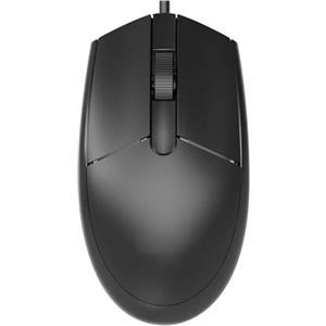 hadefa Mouse USB con cavo, mouse USB cablato per computer e laptop, uso destro o sinistro, design classico e robusto, si adatta a tutti i computer portatili desktop da utilizzare in ufficio, scuola o casa