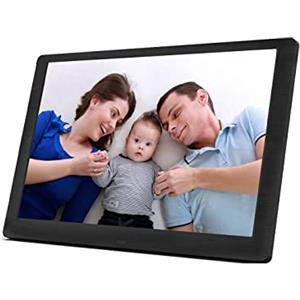 YASTA Cornice digitale 10 pollici cornice foto video HD con telecomando calendario sveglia supporto scheda USB
