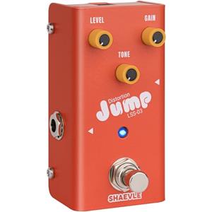 SHAEVLE Pedale di distorsione per chitarra in stile crunch: circuito completamente analogico, true bypass, design compatto per un drive classico simile a un amplificatore JUMP (Crunch Distortion)