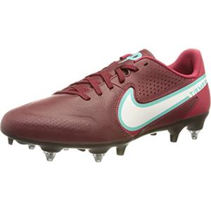 Nike Tiempo Legend 9 Academy SG-PRO AC, Sneaker Unisex-Adulto, Team Red/White-Mystic Hibiscus, 40.5 EU