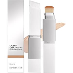 OIXYAZ Fondotinta stick coreano,Fondotinta stick due in uno, correttore ad alta coprenza, resistente all'acqua e al sudore, adatto a tutti i tipi di pelle. (Tonalità naturale)