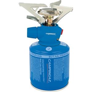 Campingaz Twister Plus Piezo Fornello da campeggio | Cucina a gas 1 fuoco | per campeggio, festival, escursionismo | confezione piccola | inclusa scatola di plastica per un facile trasporto