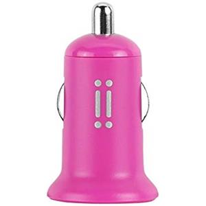 aiino italian ideas aiino - Caricatore da Auto 1 Porta USB 1A, Universale, Compatibile con iPhone X/8/7/6, iPad, Samsung S9/S8/S7, Huawei, Honor - Rosa