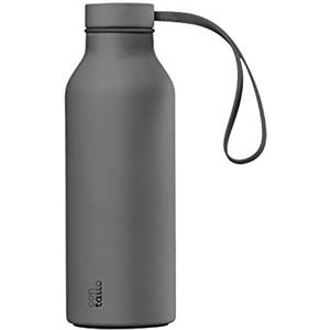 con-tatto Bottle Bottiglia termica con 3 Pareti in Acciaio e Rame - Bevande fredde per 25 ore e calde per 15 ore - Fascia e Tappo Sport Lid inclusi! (In the Middle)