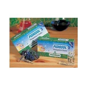 SPECCHIASOL Fisiosol - 20 Fiale da 2 ml con Oligoelementi Puri in Soluzione Acquosa