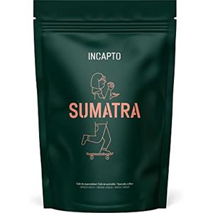 Incapto Caffè in Grani di Specialità 1kg | Origine Sumatra | 100% Arabica | Specialty Coffee 85 punti SCA | Tostatura Naturale e Artigianale | Finca Aceh, Tringgiling