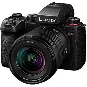 Panasonic Lumix Dc-S5 II Macchina Mirrorless Full Frame Con 20-60 Mm, F3.5-5.6 Lenti, 4K 60P E 6K 30P, Schermo Ribaltabile, Wi-Fi, Is Attivo, Nero