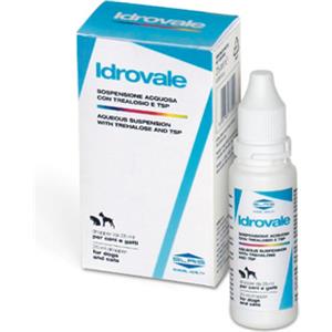 SLAIS Idrovale 25ml - Sospensione Oculare per Cani e Gatti con Trealosio e Argento Colloidale