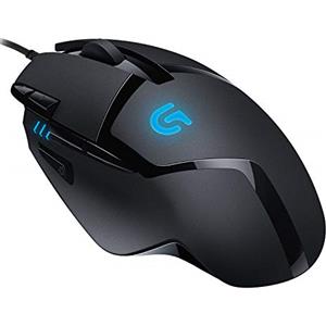 Logitech G G402 Mouse Gaming Hyperion Fury, 4.000 DPI, Design Leggero, 8 Pulsanti Programmabili, Compatibile con PC/Mac/Laptop, PC/Mac - Nero