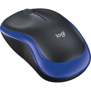 Logitech M185 Mouse Wireless, 2,4 Ghz Con Mini Ricevitore Usb, Durata Batteria Di 12 Mesi, Tracciamento Ottico 1000 Dpi, Ambidestro, Compatibile con Pc, Mac, Laptop, Blu