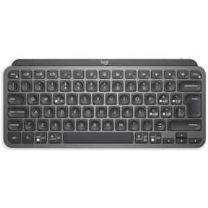 Logitech MX Keys Mini Tastiera Illuminata Wireless, Minimal, Compatta, Bluetooth, Retroilluminata, USB-C, Compatibile con Apple macOS, iOS, Windows, Linux, Android, in Metallo - Grigio scuro