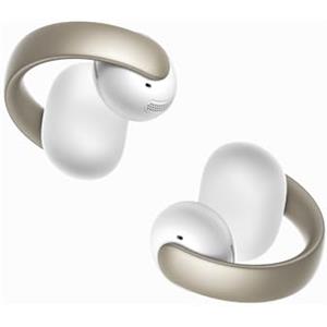 soundcore AeroClip by Anker, Auricolari Open-Ear, Cuffie Clip-On, Comfort Adattivo, Chiamate Chiare con 4 Microfoni e AI, Adattamento Stabile, Driver da 12mm per Suono Nitido, Design a Anello Aperto