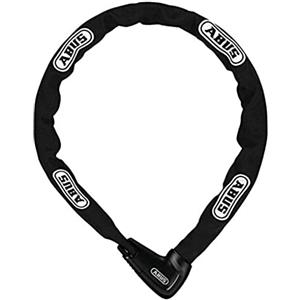 ABUS Steel-O-Chain 9809 - Lucchetto per bicicletta in acciaio temprato - Livello di sicurezza 12 - 85 cm - Nero