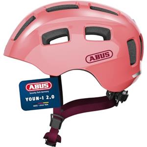 ABUS Youn-I 2.0 Casco per Ragazzi - Casco da Bicicletta con Luce per Bambini, Adolescenti e Giovani Adulti - per Ragazze e Ragazzi