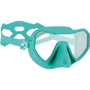 Salvimar Neo, Maschera Adulto, per pesca subacquea, immersioni e snorkeling, Verde Acqua