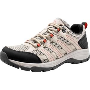 NORTIV 8 Scarpe Trekking Donna da Montagna da Trekking Gomma Antiscivolo Rimovibile Suola Leggero Outdoor Caccia,Size 38,Sabbia-Pu,SNHS222W