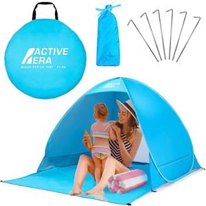 Active Era Tenda da Spiaggia Automontante istantanea - Protezione Solare UPF 50+ Dai Raggi UV - Include Custodia per il Trasporto e Picchetti