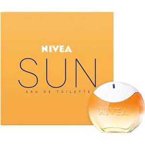 NIVEA SUN Eau de Toilette 30 ml, Profumo donna e uomo unisex ispirato alla fragranza della crema solare NIVEA SUN, Acqua profumata con note fresche e agrumate, Con cofanetto ideale come idea regalo