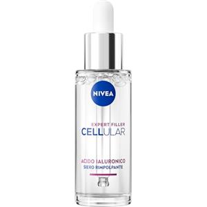 NIVEA Cellular Expert Filler Siero Viso Acido Ialuronico Rimpolpante 30 ml, Siero viso antirughe e rassodante, Face serum con Micro Acido Ialuronico Puro per una pelle levigata e rimpolpata