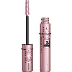 Maybelline New York Lash Sensational Sky High, mascara volumizzante e allungante, formula lavabile senza fiocchi infusa con estratto di bambù e fibre di bambù, 7,2 ml, tonalità: 01, nero