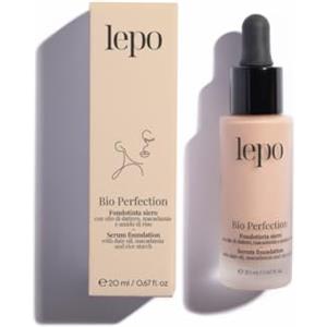 LEPO | Fondotinta Siero Bio Perfection N. 03 Ambrato, Per Pelli Medio-Scure, con Olio di Dattero, Macadamia e Amido di Riso, Pelle Perfetta e Idratata per un Look Naturale