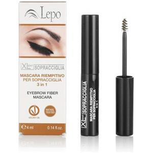 LEPO | Mascara Riempitivo per Sopracciglia Xlent, N. 01 Medio Chiaro, per Sopracciglia Perfettamente Definite e Naturalmente Accentuate
