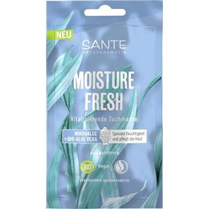 Sante Naturkosmetik SANTE Moisture Fresh - Maschera in tessuto rivitalizzante, idrata e nutre la pelle, 1 pezzo
