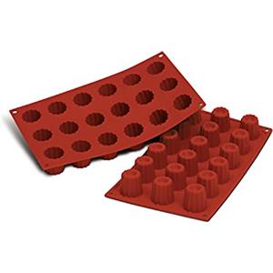 silikomart 20.033.00.0060 Stampi, Silicone, Rosso, 30x17.5x3.5 cm