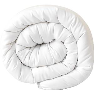 Good Nite Copriletto per tutte le stagioni, 240 x 220 cm, 4 stagioni, in microfibra, per quattro stagioni, bianco (240 x 220 cm)