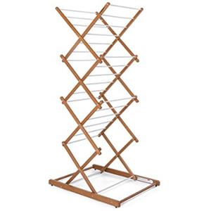 Foppapedretti Legno Stendipiù Stendino Pieghevole, Noce