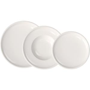 Villeroy & Boch - Artesano Servizio Di Piatti 6 Pezzi Bianco, Lavabile in Lavastoviglie, Adatto per Microonde, Piatti Moderni, Set Piatti, Biatti Bianchi, Set Di Stoviglie, Porcellana Premium