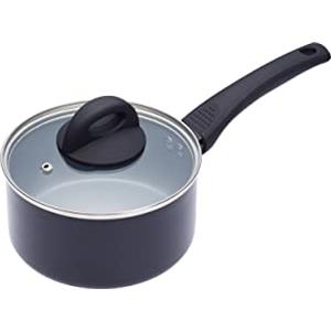 Master Class MasterClass Pentola Antiaderente Eco in Alluminio con Base in Ferro Inossidabile e Rivestimento in Ceramica Naturale, Utilizzabile su Tutti i Piani Cottura, Compreso quello a Induzione, 16 cm