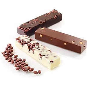 Silikomart | SF184 Stampo in Silicone per Monoporzioni MY SNACK, Antiaderente, 100 x 26 h 16 mm Volume 8 x 40 ml Tot. 320 ml