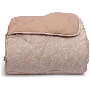 Foppapedretti Notte & Natura Trapunta letto matrimoniale; Onda Pesca, rivestimento 100% cotone Percalle, Made in Italy