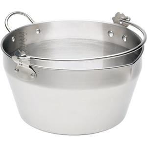 KitchenCraft Home Made Pentola con Manico in Acciaio Inox 9 l, Inossidabile, Argento