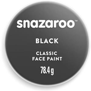 Snazaroo - Pittura Per Viso e Corpo, Trucchi da Viso per Travestimenti, per Bambini e Adulti, 75ML, Colore Nero