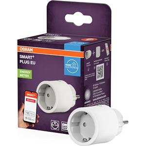OSRAM SMART+ ZIGBEE Presa EU in bianco, presa intelligente con monitoraggio del consumo energetico e tecnologia ZigBee per integrare dispositivi elettrici nel sistema smart home