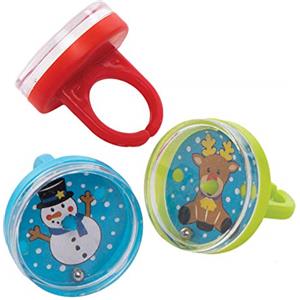 Baker Ross AX457 Mini Giochi Pinball Di Natale - Confezione Da 12, Per Sacchetti Regalo Da Festa E Piccoli Giocattoli Per Bambini