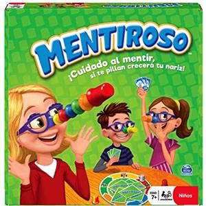 SPIN MASTER Games Gioco mentiroso con Divertenti Occhiali e Carte famiglie-2-6 giocatori-6065110-Gioco da Tavolo per Bambini 7 Anni + (6065110)