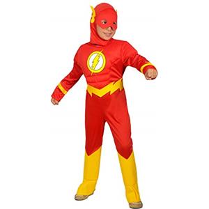 Ciao The Flash costume bambino originale DC Comics (Taglia 5-7 anni)