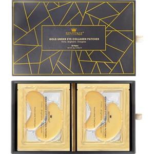 Revitale Cerotti al collagene sotto gli occhi in oro 24k, Riducono occhiaie e gonfiori, Illuminano maschere per occhi stanchi, Rassodano, schiariscono, energizzano (confezioni - 10 paia)