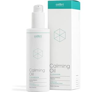colibri skincare CALMING OIL CLEANSER 200ml - detergente viso oleoso - face wash - olio struccante viso e occhi - tutti i tipi di pelle: sensibile, secca, sensibile, grassa, mista - cleansing oil