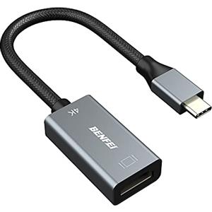 BENFEI Adattatore da USB C a HDMI 4K a 60Hz Thunderbolt 3 a HDMI per MacBook Pro 2019/2018/2017, MacBook Air/iPad Pro 2018, Samsung Galaxy S10/S9 [guscio in lega di alluminio e cavo in nylon]