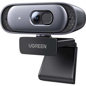 UGREEN Webcam 2K 30FPS Full HD USB A Camera PC Due Micro Cancellazione del Rumore Integrata Rotazione a 360 Gradi Plug Play Windows MacOS Supporta Streaming Videochiamata Youtube Zoom Videoconferenza