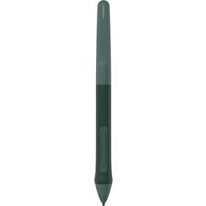 HUION PW110 Penna Digitale PenTech 3.0 Senza Batteria, Impugnatura in Silicone Estesa, 2 Pulsanti Programmabili,8192 Livelli di Sensibilità alla Pressione,per Inspiroy 2 S/M/L Tavoletta Grafica(Verde)