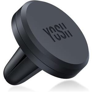 YOSH Porta Cellulare Auto Magnetico, Universale Supporto Telefono, Calamita per Cellulare Auto con piastra in metallo, Supporto Telefono Include Piastre Metalliche per iPhone e Samsung