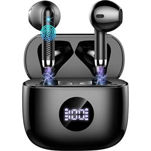 Jxrev Cuffie Bluetooth Auricolari Bluetooth 5.4, Cuffie Wireless con 4 ENC Cancellazione Rumore Mic, Cuffie in Ear 40 Ore di Riproduzione, Cuffie Senza Filo HiFi Stereo IP7 Impermeabili per iOS & Android