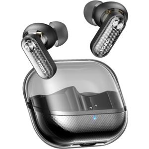 TOZO Crystal Pods Cuffie Bluetooth 5.4 con Ibrido ANC Chiamata IA ENC ORIGX 2.0 Acustica EQ Regolazione 35 Ore Riproduzione Gioco Modalità Ricarica Rapido USB Tipo C IPX5