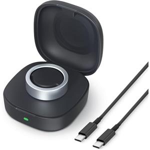 PureGleam Caricabatterie Compatibile Con Ou-ra Ring Gen3 Misura 8 | Charger For Smart Ring Gen3, Dock di Ricarica Rapida e Cavo Usb-C Inclusi, Caricabatterie Wireless per Ring Gen3