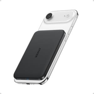 Anker Nano Power Bank Magsafe 5000 mAh, Certificato Qi2 da 15W Batteria Magnetica Ultra Sottile, Caricabatterie Portatile Ultra Veloce, Design Ergonomico, Solo per iPhone 17 Pro Max Air/Serie 16-12